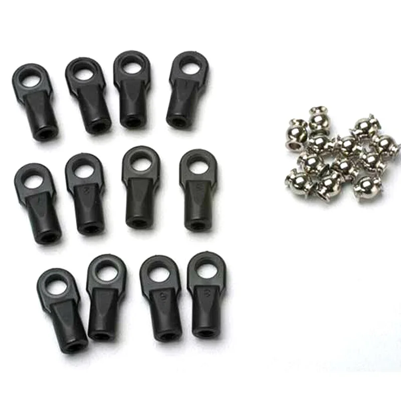 AT4112Pcs 5347 Rod End Ball Joint General Trolley Ball Sets for 1/10 Traxxas E-REVO REVO SUMMIT