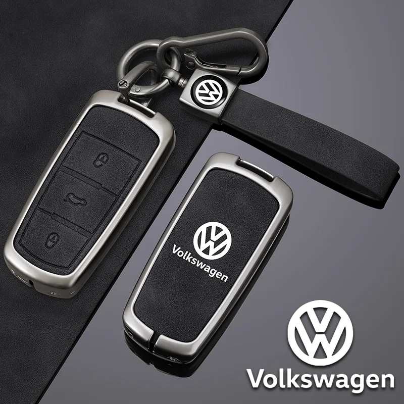 Zinc Alloy Car Key Cover Case Shell Holder Fob For Volkswagen VW CC Passat B6 B7 Passat 3C CC Maogotan R36 B5 B7L Accessories