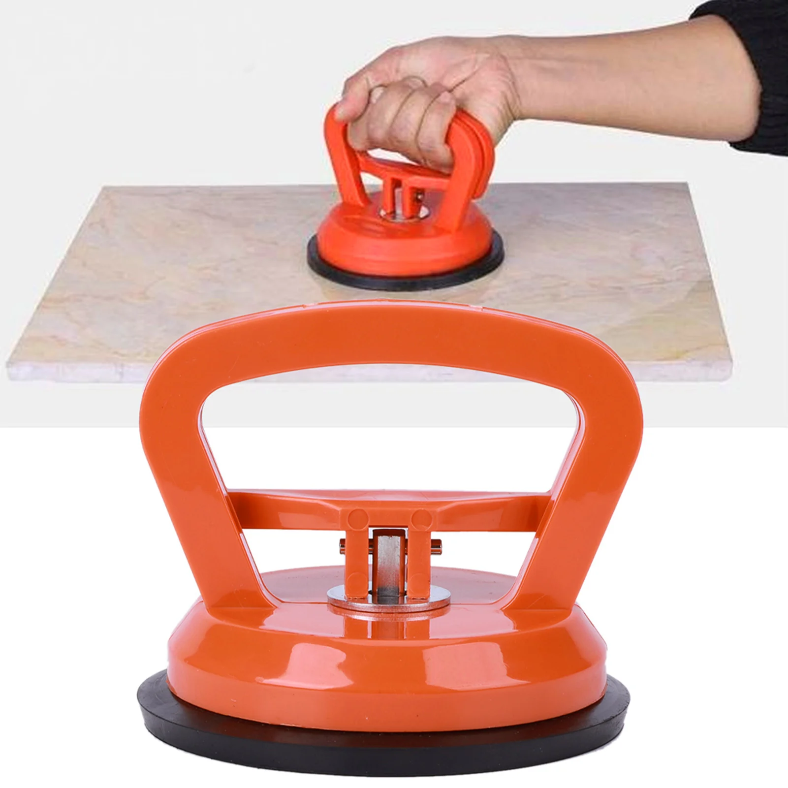

Vacuum Strong Suction Cup 50kg/110.2lbs Glass Lifter Puller Plastic Single Claws for Floor Ceramic Tiles Suction Cup Lifter
