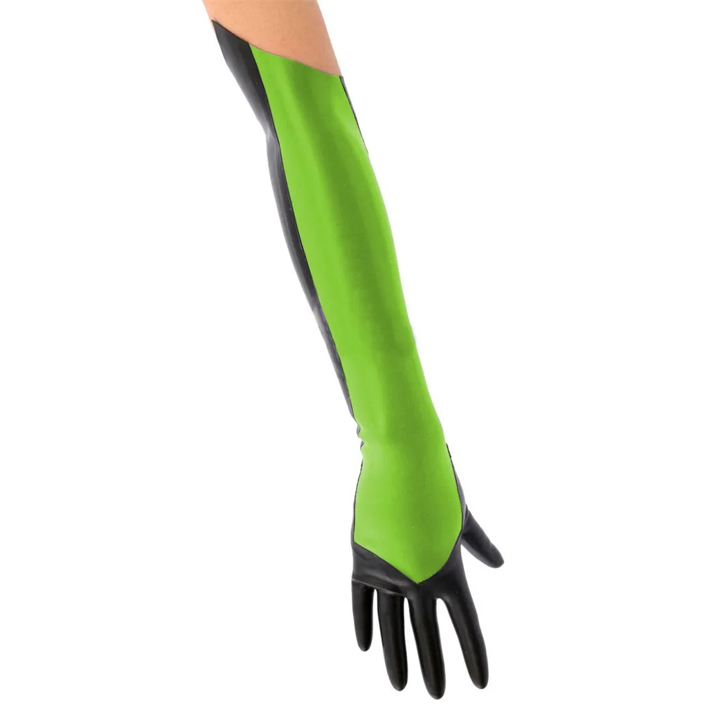 Upper Arm-Length Rubber Latex gloves in various sizes and colours Cosplay Party