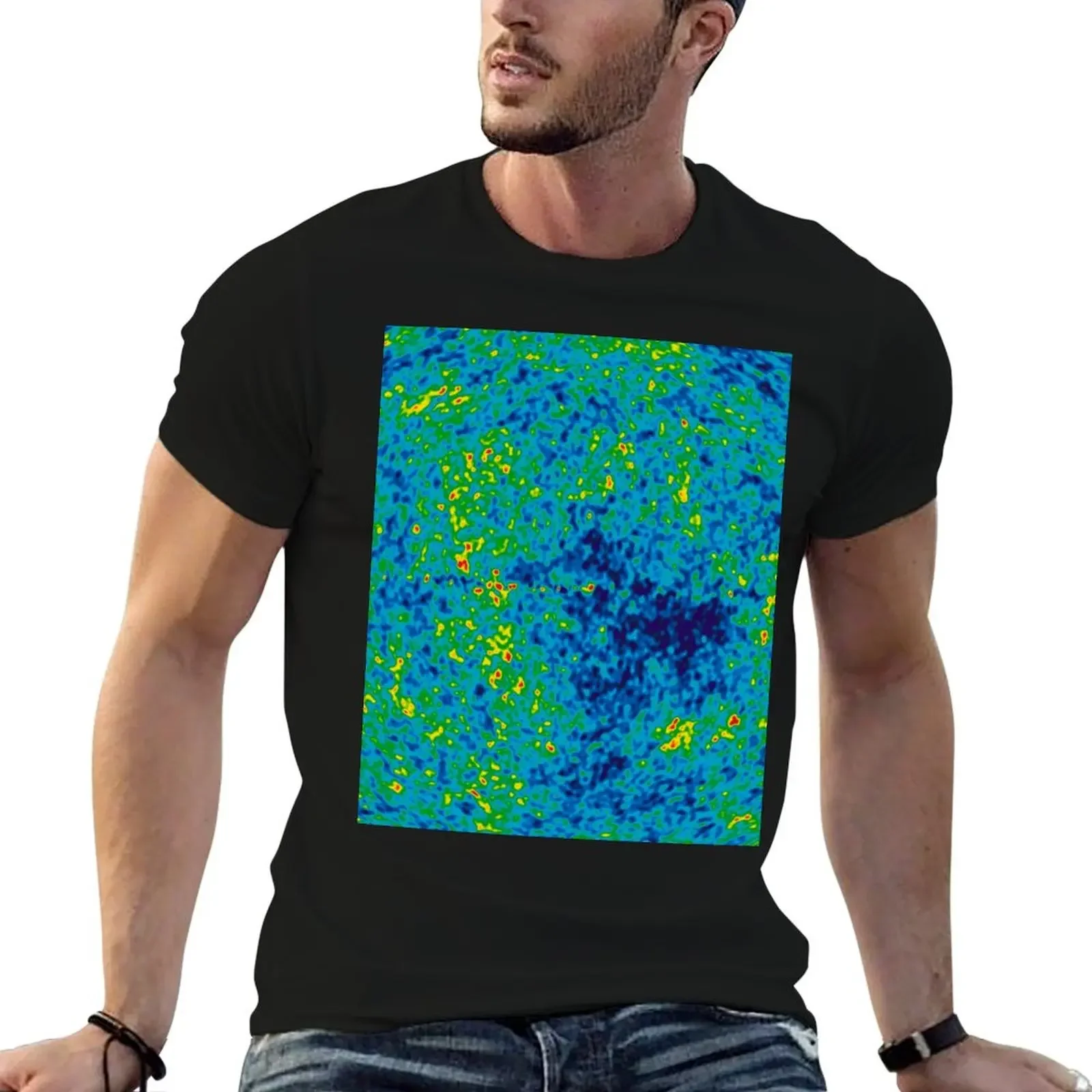 

The Cosmic Microwave Background T-Shirt oversized t shirt Luxury man oversize t-shirts man graphic shirts plus size men clothing