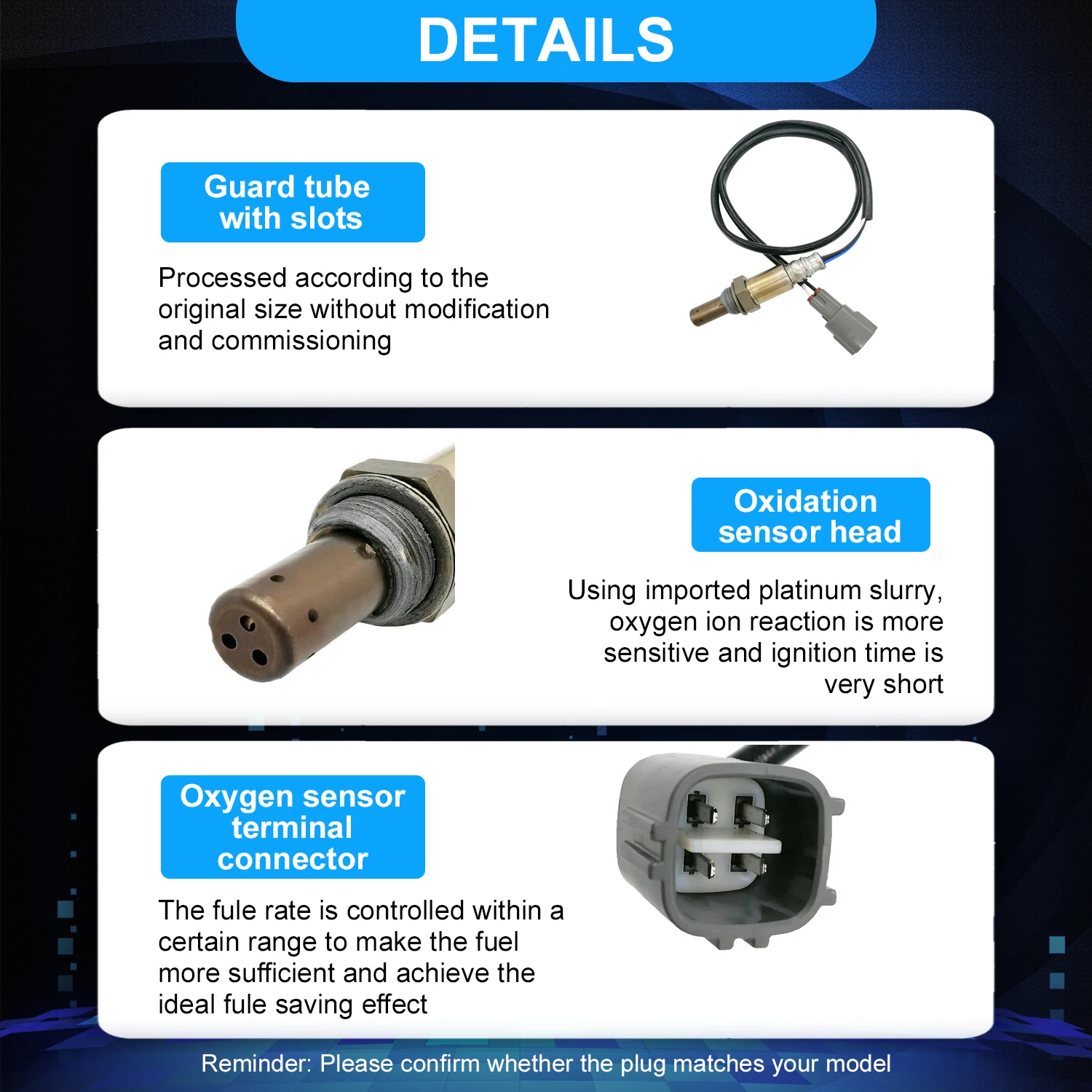 Sensor Oksigen Baru 89465-42090 Untuk Toyota RAV4 89465-42100 234-4624 2344624 sensor