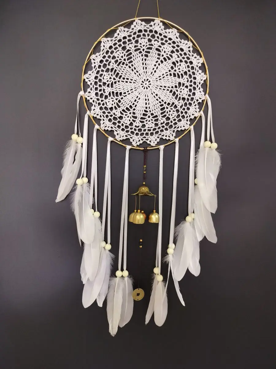 

Meditation Room Hanging Wind Chime Dream Catchers Big Elegant Beautiful Dreamcatchers Bedroom Sewing Room Decorative Decor Craft