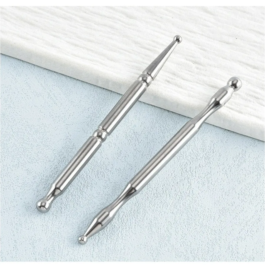 Edelstahl-Akupressurstift, Triggerpunkt-Massagegerät für Tiefengewebe-Entlastung, Ergonomisches Handwerkzeug für Nacken, Rücken und Arme