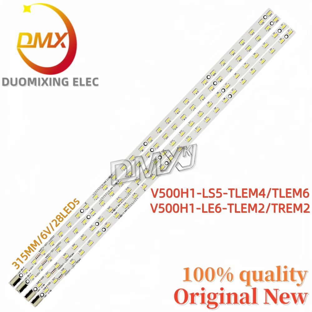 50-inch V500H1-LS5-TLEM4 TREM4 light bar V500HK1-LS5 084577N32B 6V 28LED TV backlight