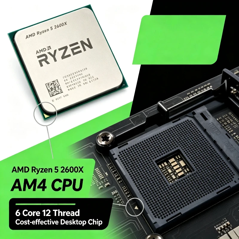 gaming-desktop-chip-amd-r5-2600x-6-core-12-thread-36ghz-95w-am4-cpu-student-self-assembly-pc-upgrade-replacement-processor