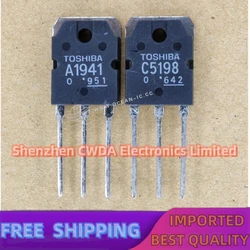 10PAIR -20PAIR  2SA1941 2SC5198 A1941 C5198  TO-3P 140V 10A  In Stock Can Be Purchased