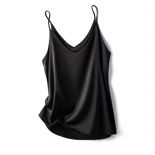 20246 Summer Camisole Slim Vest Sexy Women Sleeveless V-Neck Gray Tee Tank Tops Female Solid Black/White Korean Crop Tops Y2k - Image 12