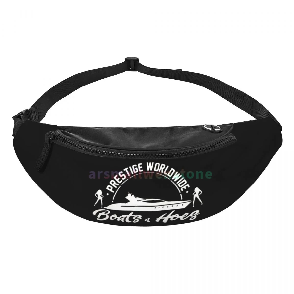 Prestige Worldwide Waist Bag with Headphone Hole Belt Bag Fashion Hip  Bag for Outdoor Casual Travelling Hiking Cycling