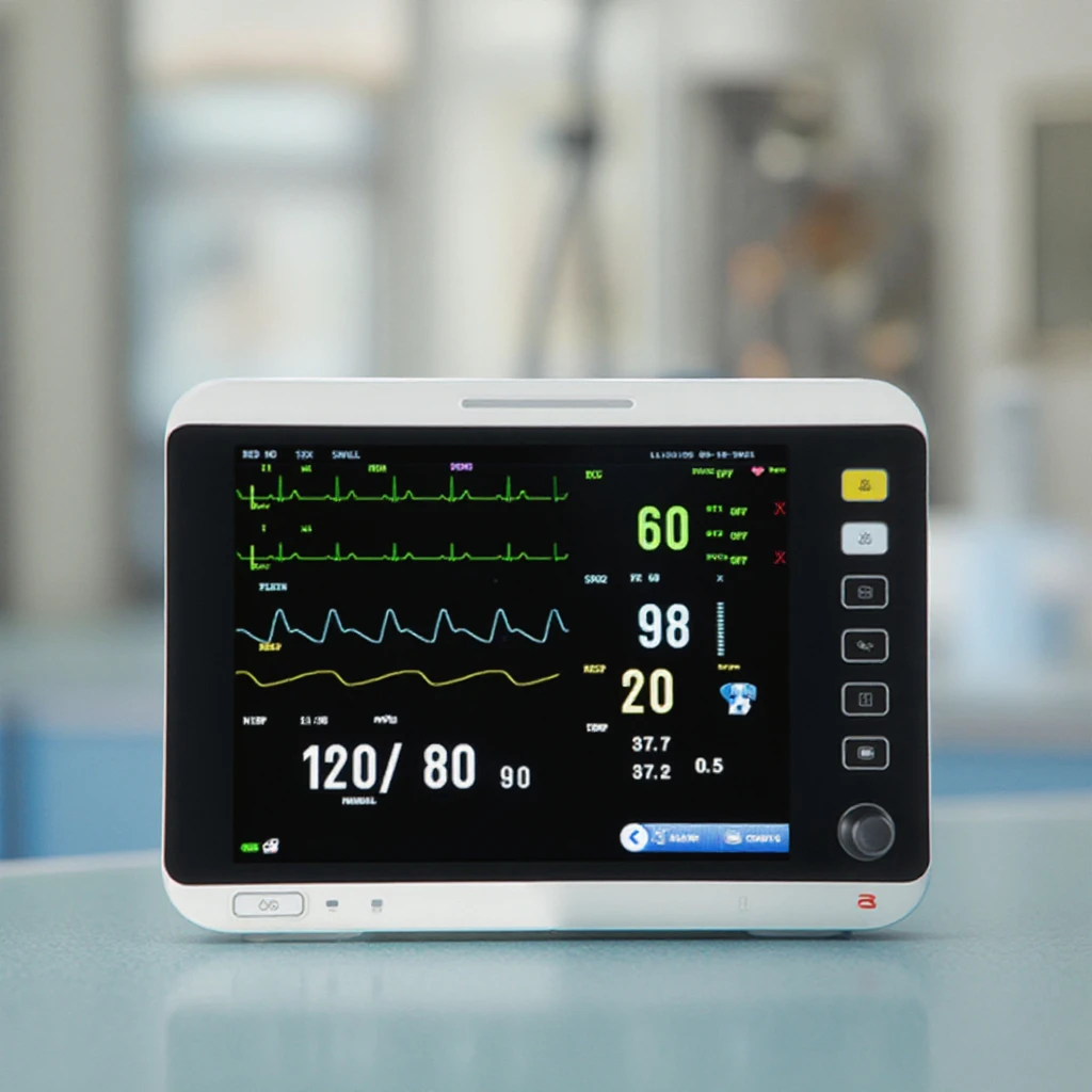 

QD MEDICAL QD-VM12C 12-Inch Touch Screen Veterinary Monitor 6 Vital Signs Dog Diagnoses Pet Owner's Essential Low Price