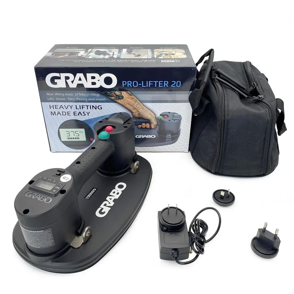

Grabo power suction tool Grabo Pro Electric Vacuum Suction Cup lifter for Glass tile wood wall stone granite marble