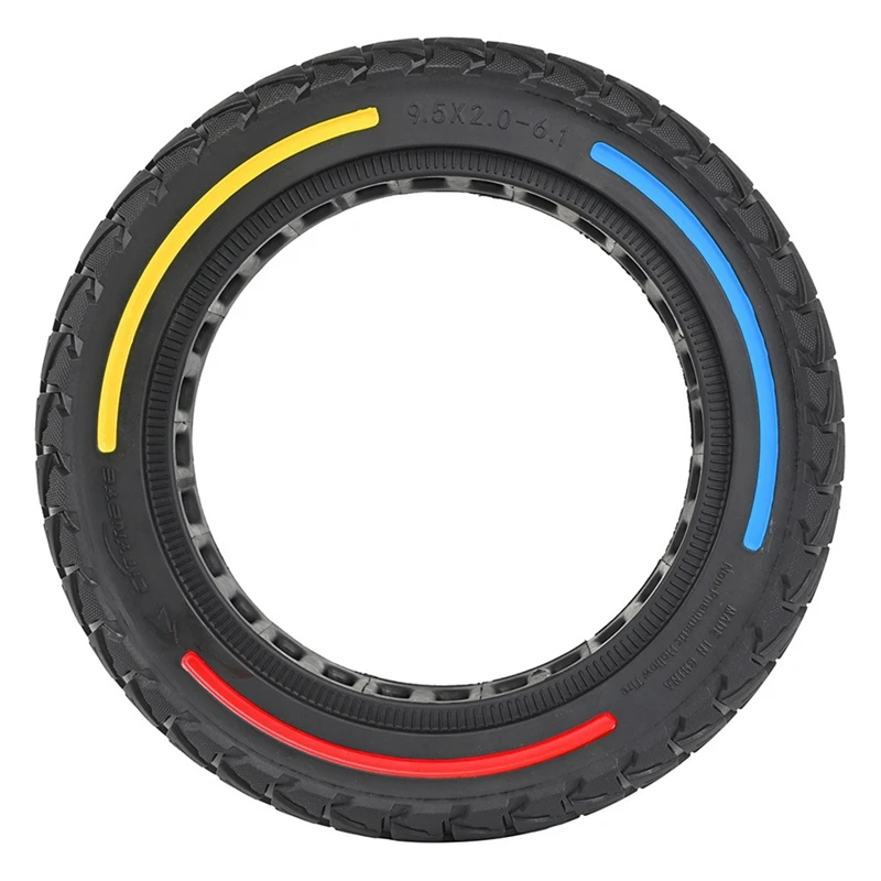 9.5Inch 9.5X2-6.1 Solid Tire Electric Scooter Wear-Resistant Off-Road Tyres For M365 Electric Scooter Accessories