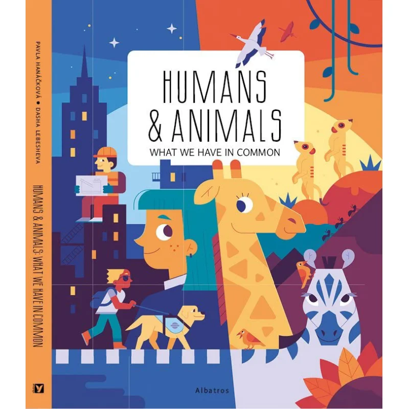 Livro de humanos e animais Pavla Hanackova Albatros Media 9788000063577