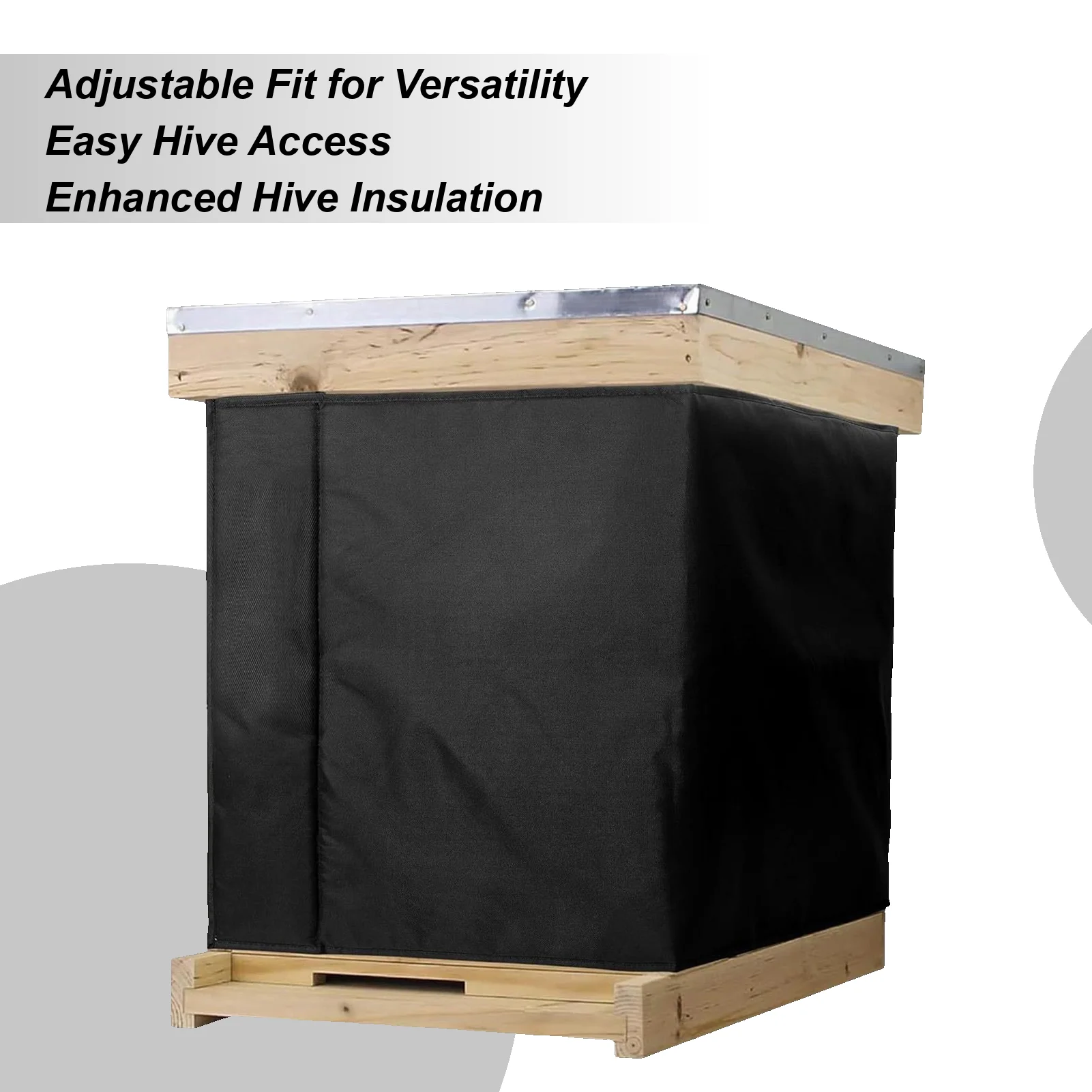 

Winter Bee Hive Wrap Beekeeping Insulated Protection Sleeves Flexible Bee Hive Box Protection For Cold Seasons Garden Yard