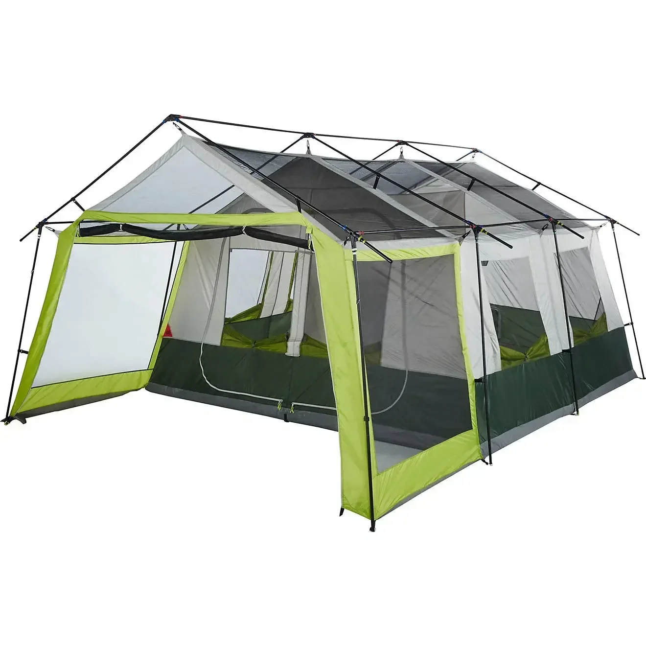 OEM Event Outdoor Camping Big 3 Room Clear Mosquito Tent 10-12 Person Family Carpas  Equipment