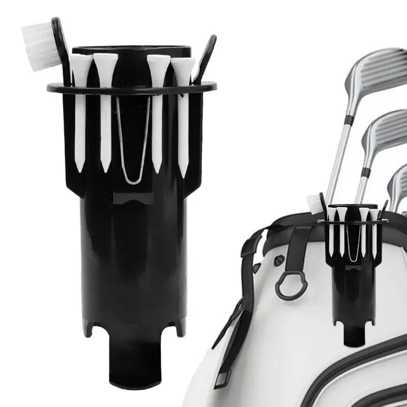 ナイロンブラシとナイロンコード付きのポータブルゴルフスプール用収納ボックス,ゴルフキャディ用,3ボールと互換性あり