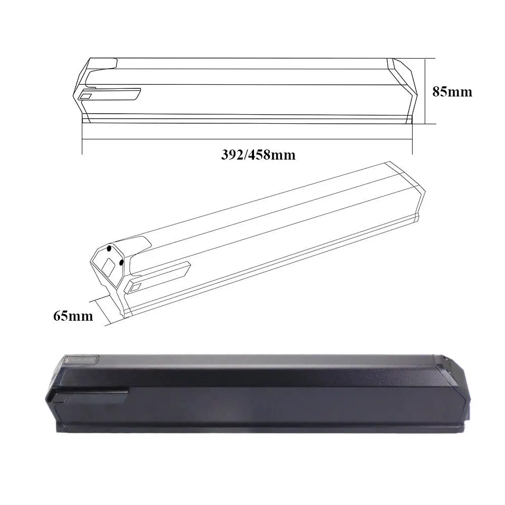 بطارية Saber Plus Ebike 36V 10.4Ah 11.6Ah 13Ah 14Ah 15.6Ah 48V 17Ah دراجة كهربائية حزمة بطارية متكاملة #4