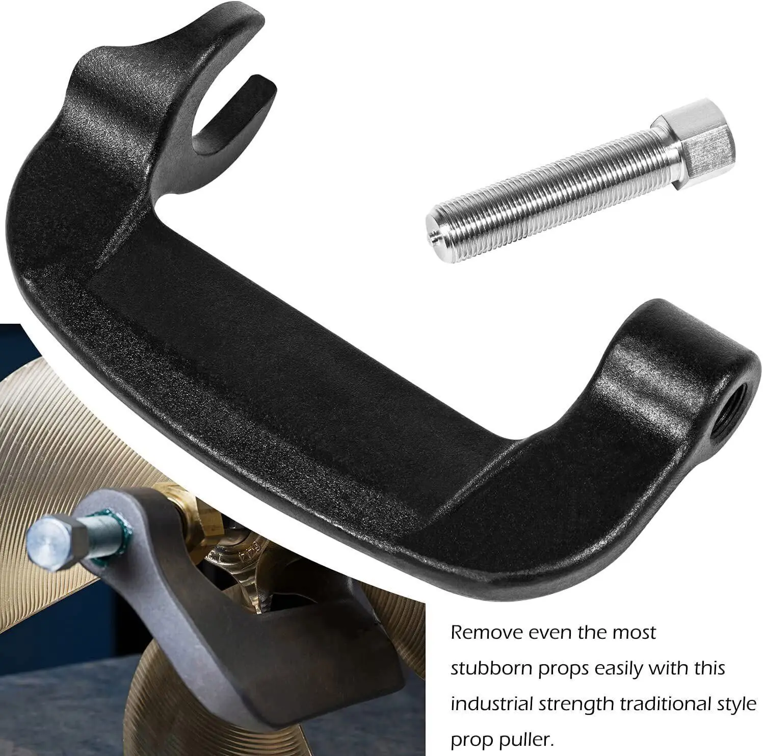 Novo Extrator de Hélices Internas para Hélices de Ski e Wakeboard, Compatível com Eixos de 3/4 a 1-1/8 polegadas