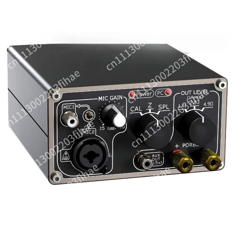 Audio test, speaker speaker measurement kit, speaker frequency response, impedance measurement box