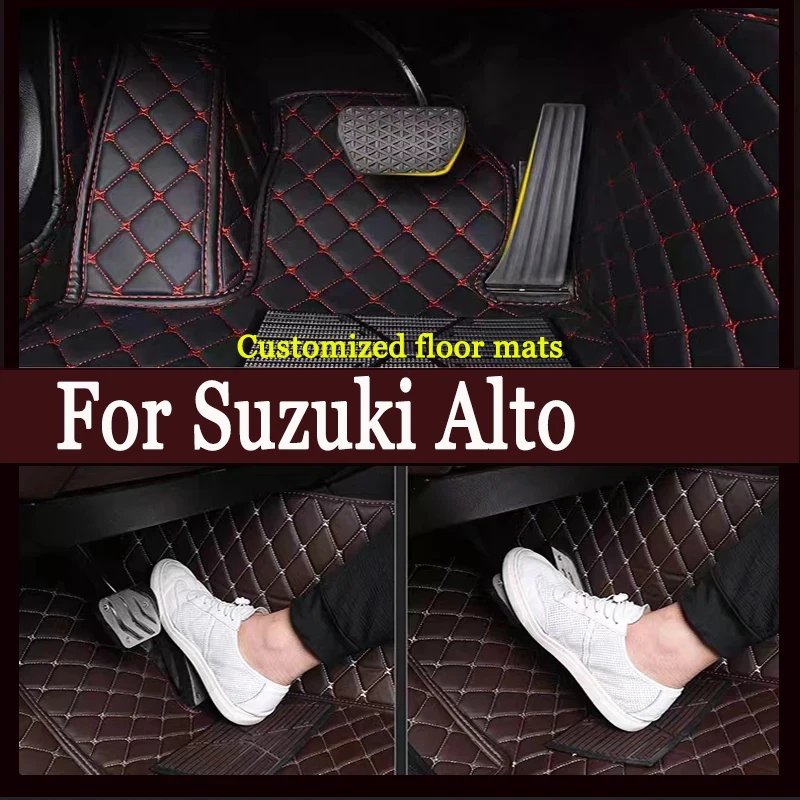 

Автомобильный коврик для Suzuki Alto HA36S 2015 ~ 2021, коврик против грязи, кожаный коврик, коврики Tapete Automotivo Para Carro, автомобильные аксессуары