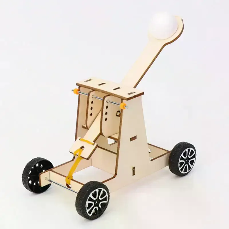 1 مجموعة مجموعة تجربة العلوم والتعليم نموذج اللعب علوم الفيزياء وسائل تعليمية للأطفال هدية DIY لعبة المنجنيق #3