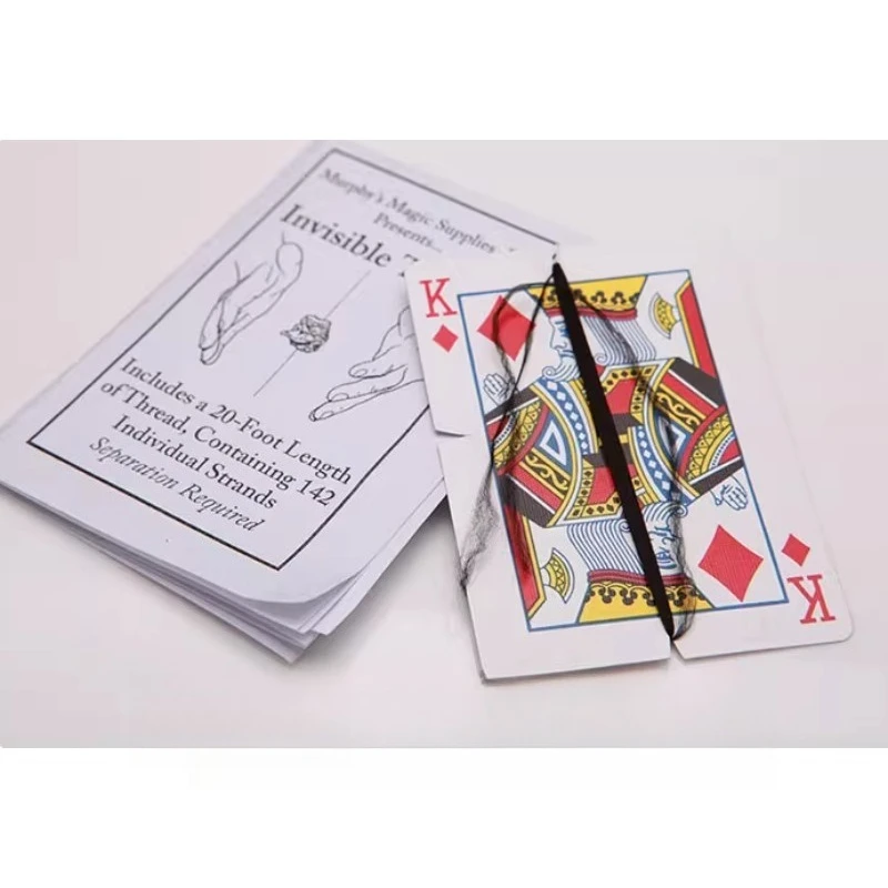 

3 шт./лот, невидимая нить (1 шт. = 100 м), трюк, иллюзии крупным планом, сценические фокусы, магические аксессуары, реквизит для фокусника, магия