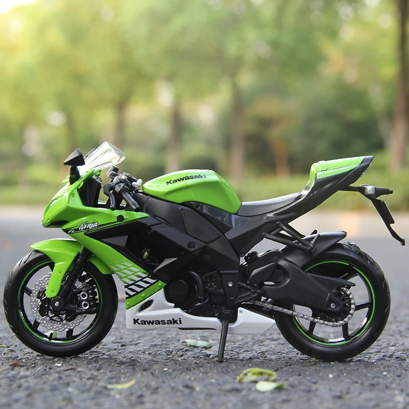 Maisto 1:12 Kawasaki Ninja ZX-10R Motorcycle Model Static Die Cast Vehicles Collectible Hobbies Moto Toys Gifts Motorbike