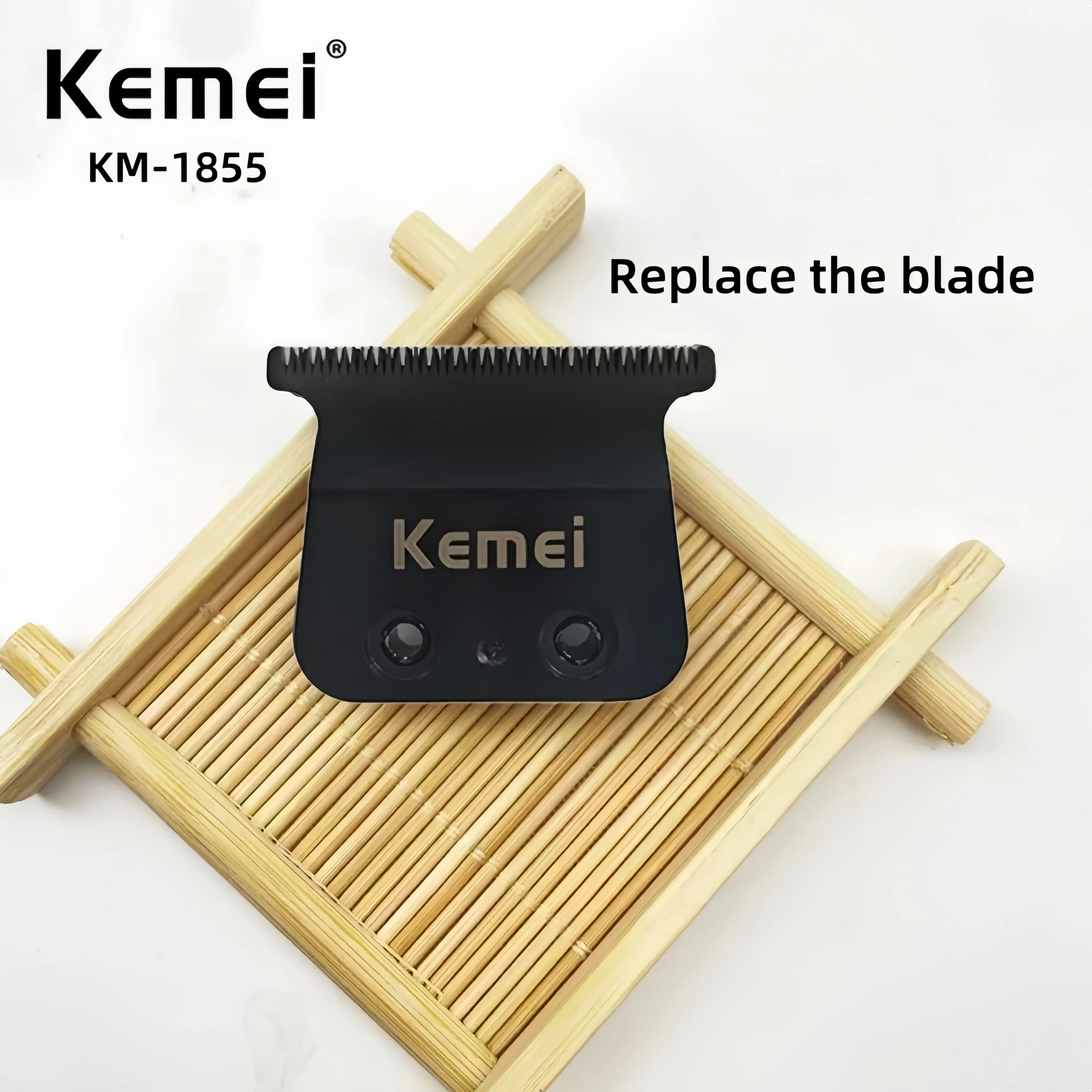 Kemei KM-1855 professional electric hair clipper product accessories, genuine replacement blades