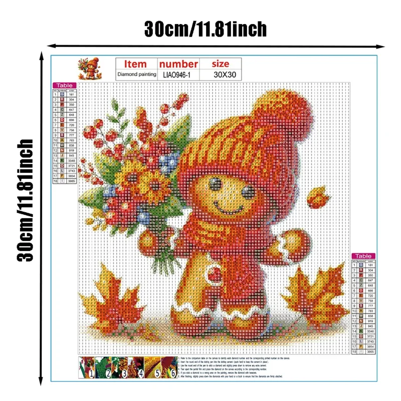 5D الماس طقم الطلاء الزنجبيل رجل DIY فسيفساء كامل جولة الماس التطريز اليدوية الفن الإبداعية ديكور المنزل 2025 #2