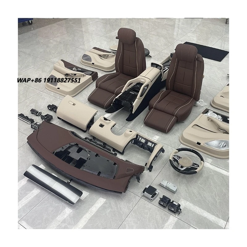 Whole Set Car Interior Accessories Convert New  Gls 600 Style for  Gls 450 Gls 580 X166 X167