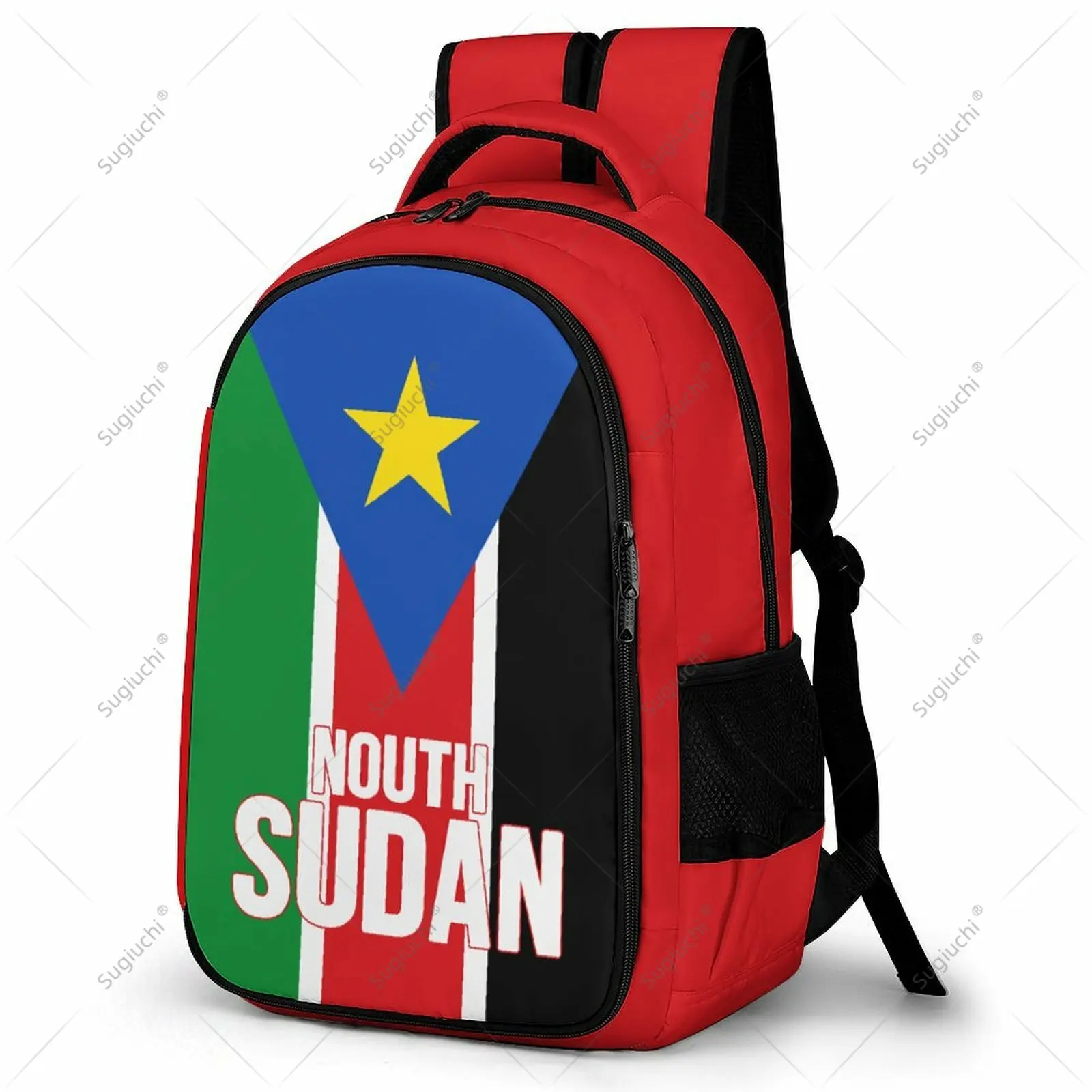 

Backpack South Sudan Flag Student Schoolbag Smart Business Travel Leisure Backpack Laptop Back Pack Office Work Bag