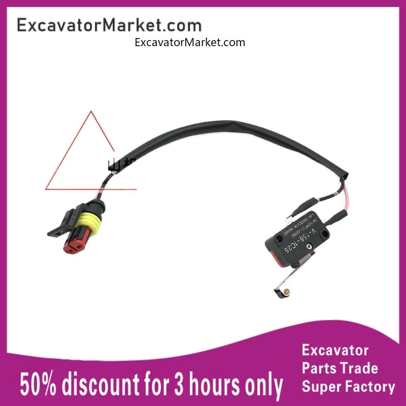 

Excavator Spare Sany sy55 60 60 75 135 215 235-8-9 microswitch pilot safety lock excavator accessories