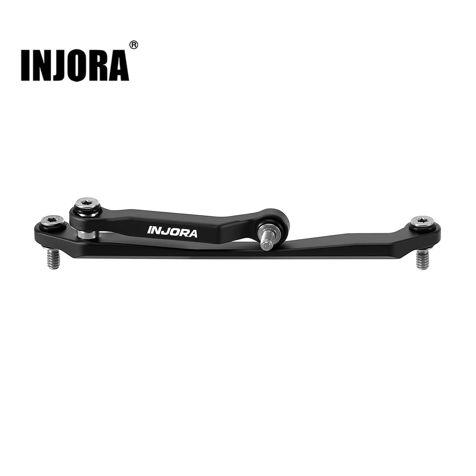 INJORA Black Coating Brass Steering Links for 1/30 Axial SCX30