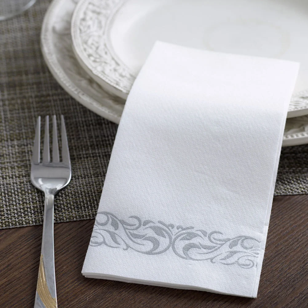 25 Pcs Paper Napkin Decorative Holiday Napkins Party Hotel Desktop Home Table Virgin Wood Pulp Wedding Banquet