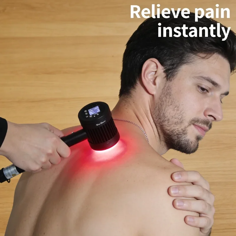 

Professional 5W Cold Laser Therapy Machine 6x808nm19x650nm,Infrared Red Light Physical Therapy for Arthritis Chronic Pain Relief