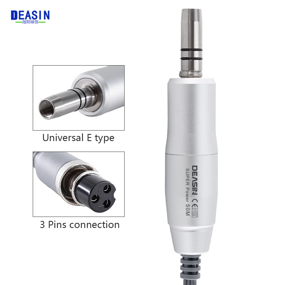 

Dental 50000 RPM Lab E-type brushless Electric Motor for Straight Contra Angle Handpiece For Micromotor Polisher Dentist Tools