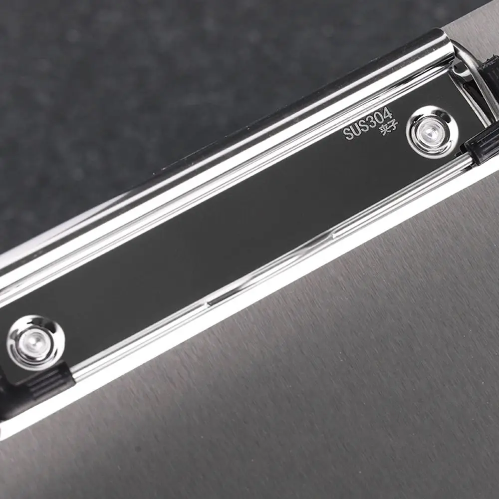 Stainless Steel Menu Clip Stand Vertical Non-slip Bill Clip Multi-Functional A4/A5/A7/B6/A6 Receipt Holder School Supplies