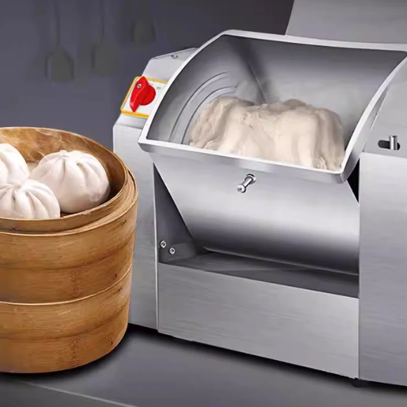 Электрическая машина для замешивания теста, 220 В, 10 кг, миксеры для муки, коммерческий миксер для еды, машина для перемешивания макарон из нержавеющей стали