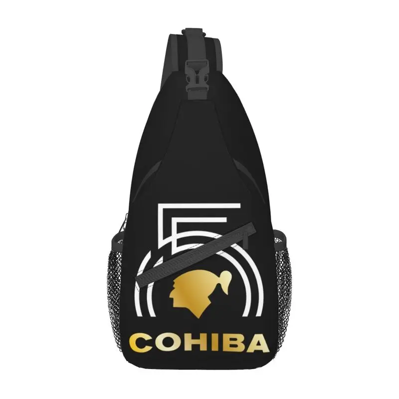 Cool Cuban Cohiba Sling Bag para viagens, mochila de peito crossbody, mochila masculina de ombro