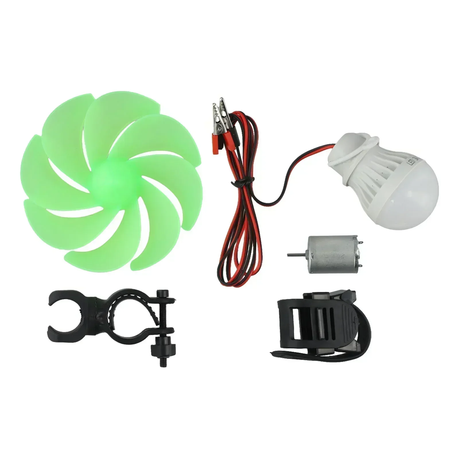 Mini Wind Turbine Motor Blade DIY Kit Suitable for Educational Alternative Energy Projects with DC Power Output 3