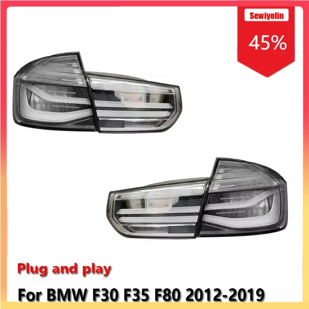 

Car Auto LED Tail Light Accesorios Para Auto For BMW 3 F30 F35 F80 2012-2019 Auto Rear Fog DRL Brake Turn Signal Lamp Plug And