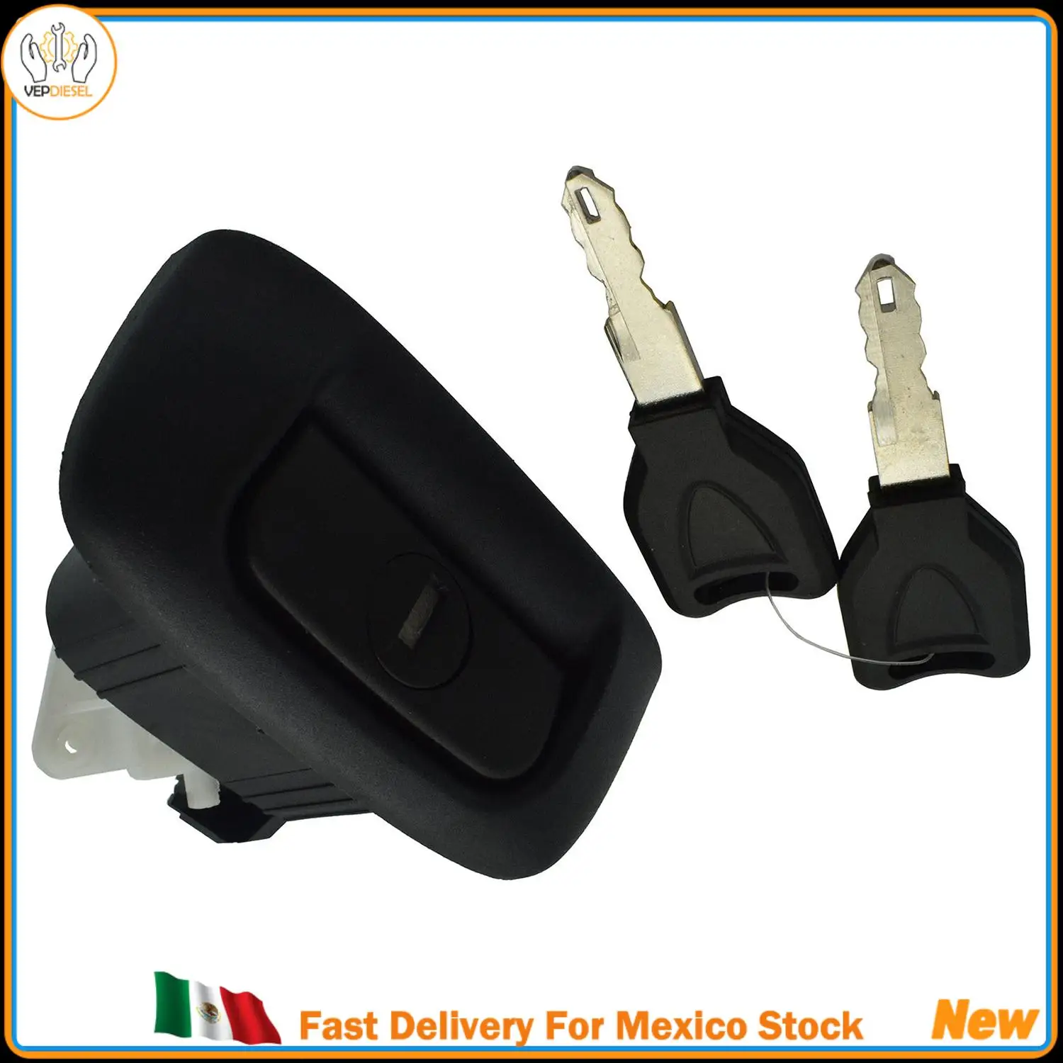 7701472508 7700431773 Tailgate Trunk Boot Lock With 2 keys For Renault Thalia Clio 1998-2010 New