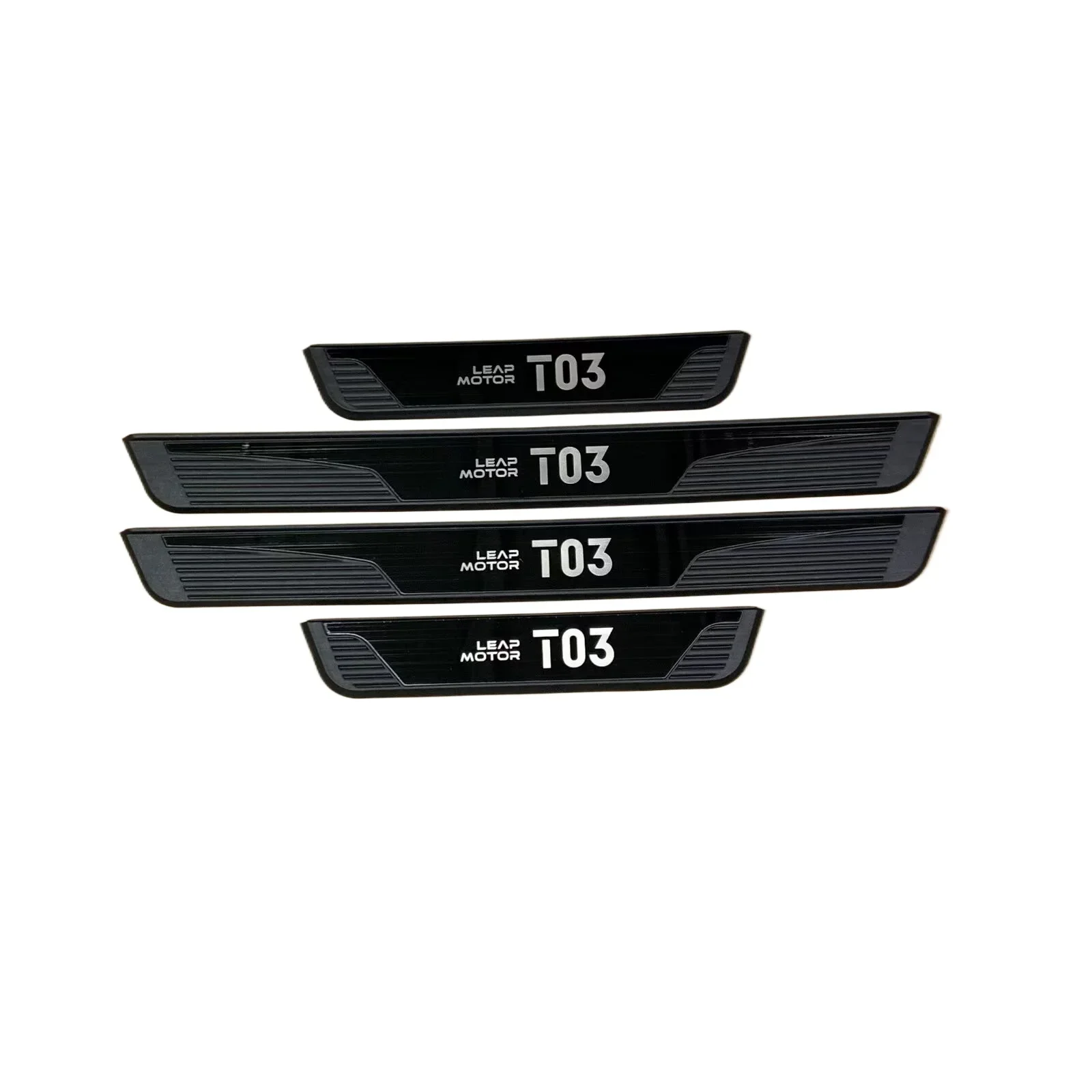 Para Leapmotor T03 B03X 2023 2024 2025 2026 Protector de umbral de puerta automático, embellecedor antidesgaste, adhesivo, acces