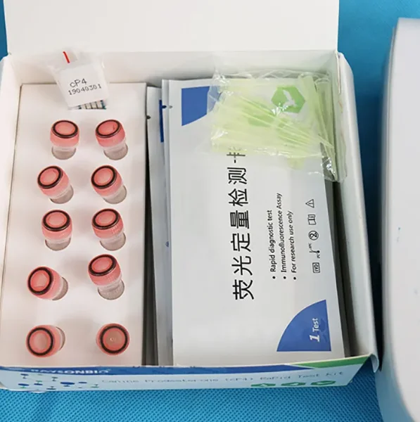 AMAIN bon prix Machine de progestrone analyseur vétérinaire Assay d'immunofluorescence pour chien chat