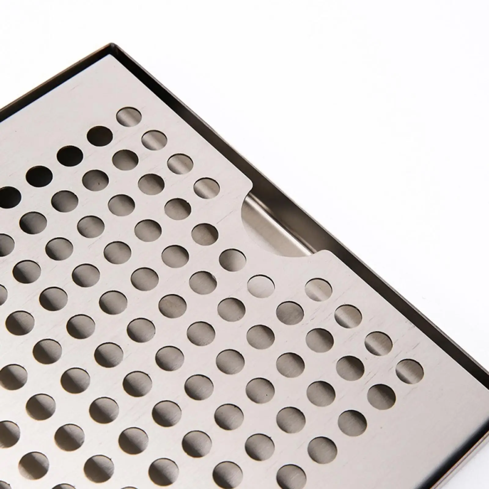 Smooth Surface Drip Tray Silver Metal Water Catching Tray for Household Kungfu Tea Accessories