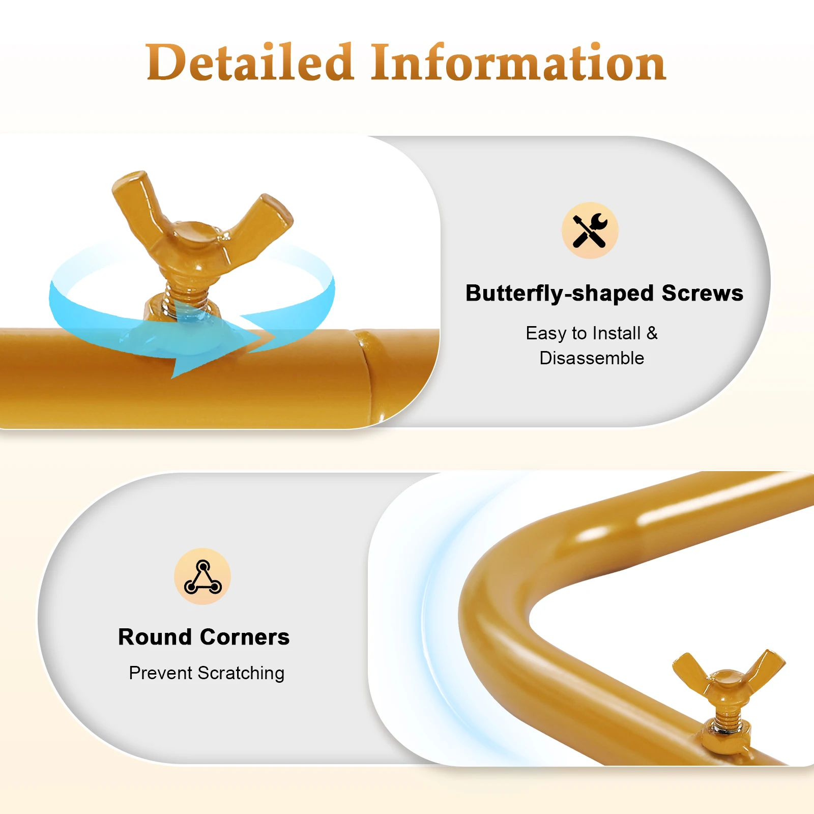 4.9 Feet Metal Wedding Sign Stand Welcome Sign Frame DIY Wedding Sign Rack for Welcome Signs ﻿            ﻿