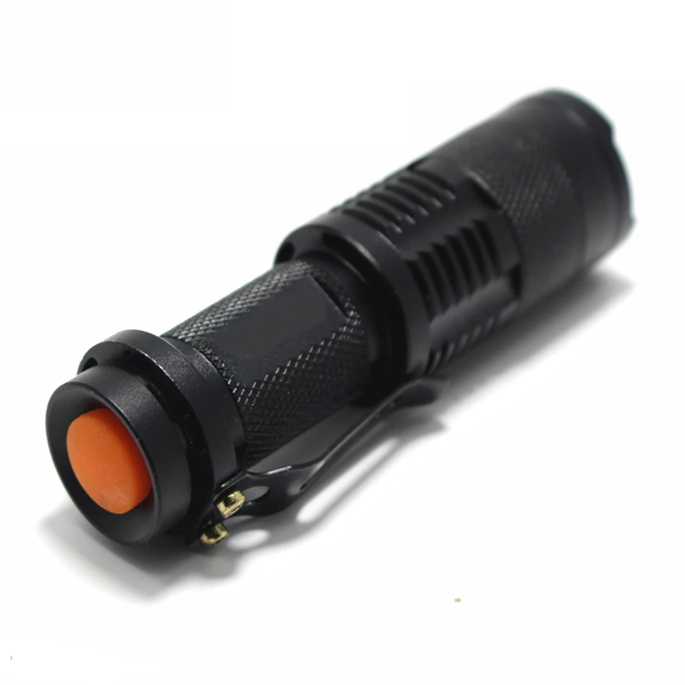 Portable Mini Spot Lamp 1Mode zoom UV LED Flashlight /Green/Red /White Zoomable Tactical Torch Lamp For Fishing hunting