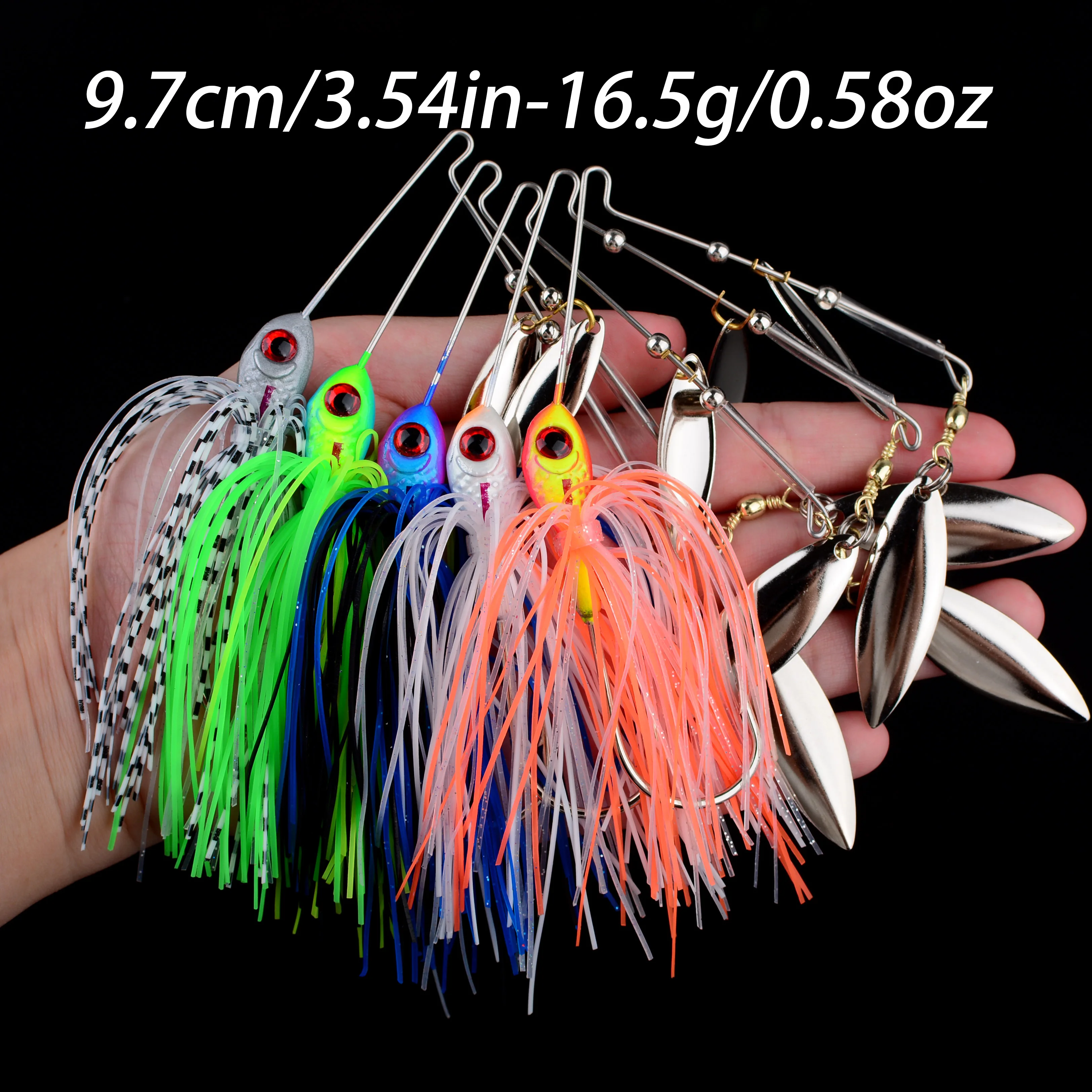 1PC 16.5G/21G spinner bait fis - огляд і ціна Fishing Lure Blade Bait