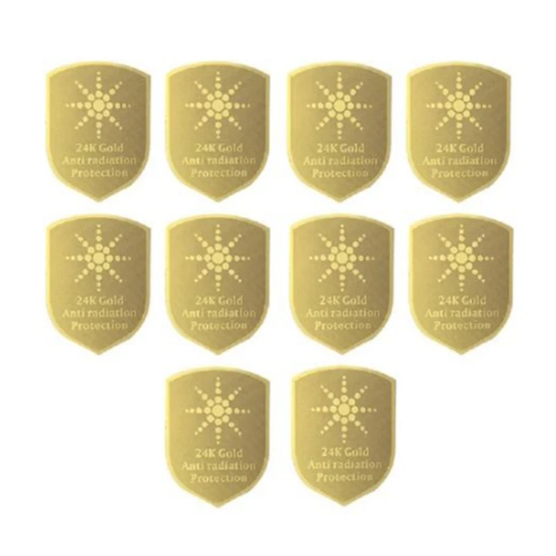 ●10PCs Anti Radiation Shield Sticker, 5G EMF Protection Cell Phone Sticker,Electric Protection for Phones//