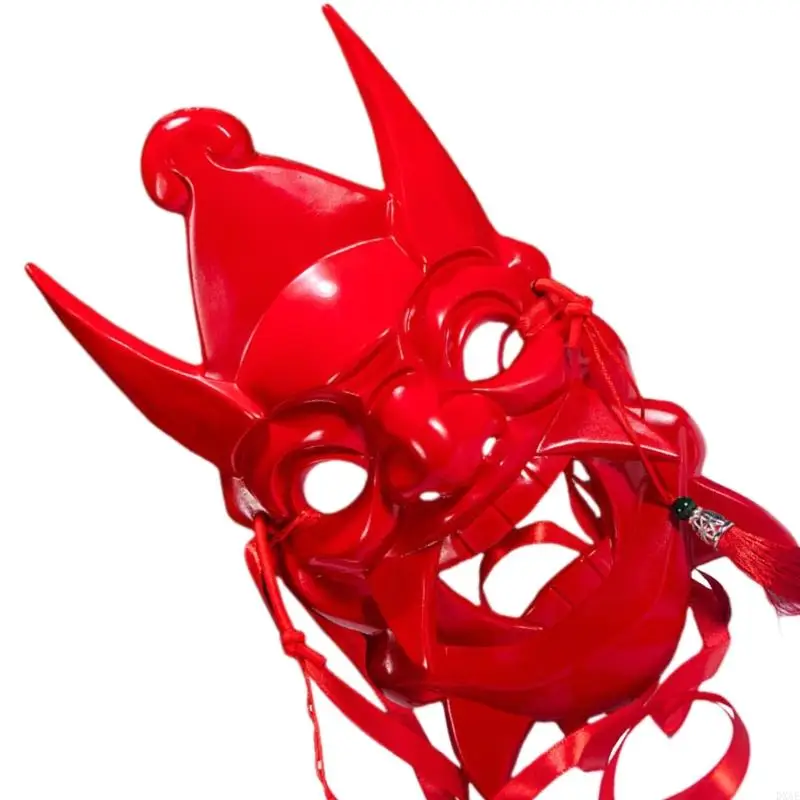 Dxae handbemalte Maske Halloween Cosplay Mask Kostüm Accessoire für Männer Frauen